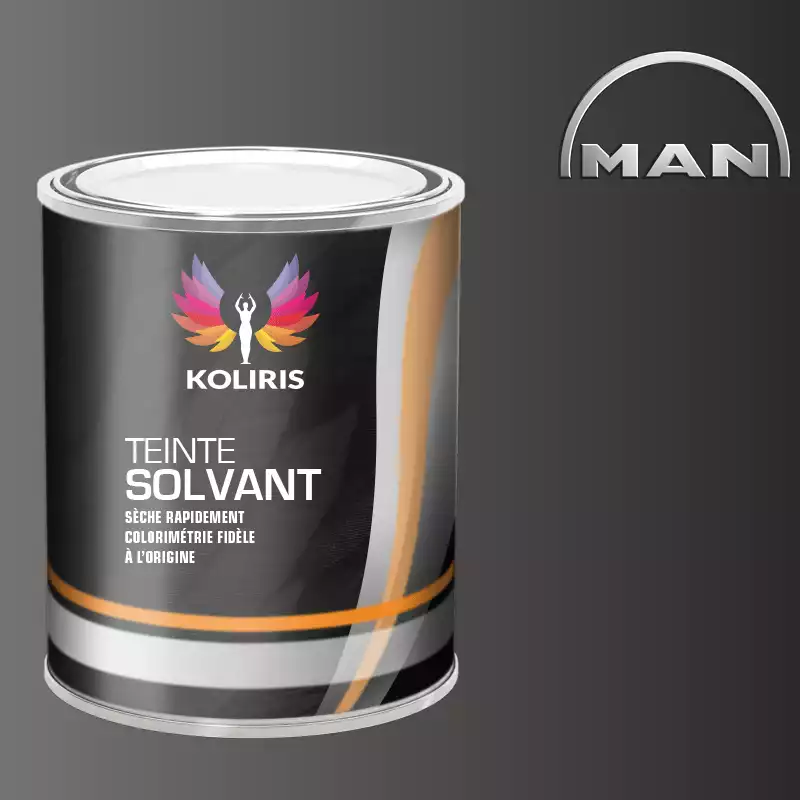 Peinture utilitaire - camion solvant Man