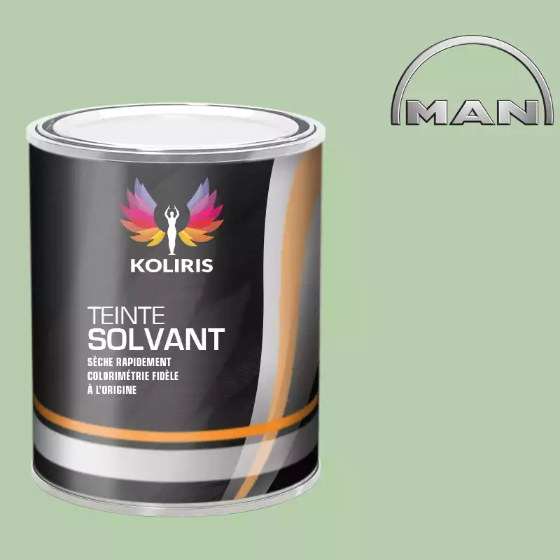 Peinture utilitaire - camion solvant Man