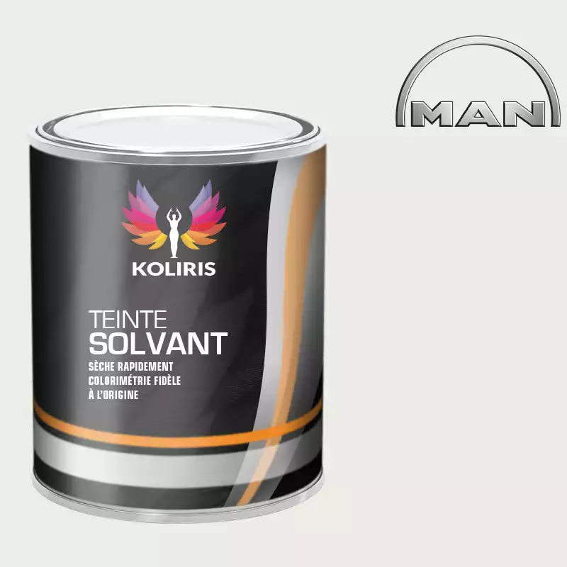 Peinture utilitaire - camion solvant Man