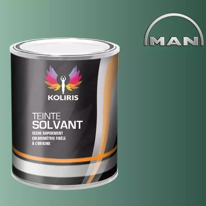 Peinture utilitaire - camion solvant Man