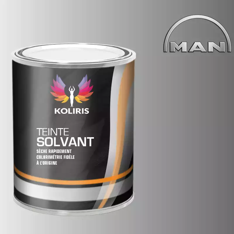 Peinture utilitaire - camion solvant Man