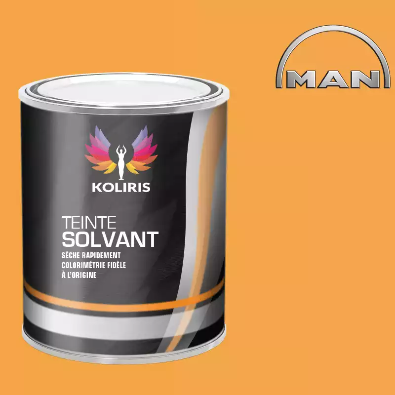 Peinture utilitaire - camion solvant Man