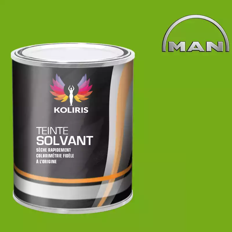 Peinture utilitaire - camion solvant Man