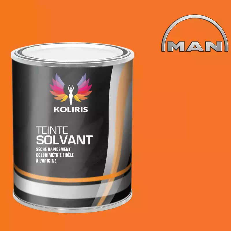 Peinture utilitaire - camion solvant Man