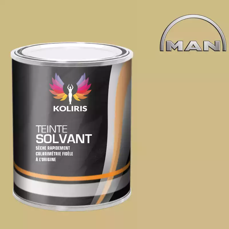 Peinture utilitaire - camion solvant Man