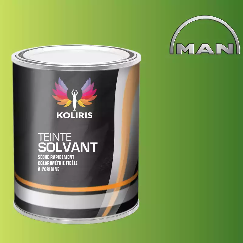 Peinture utilitaire - camion solvant Man