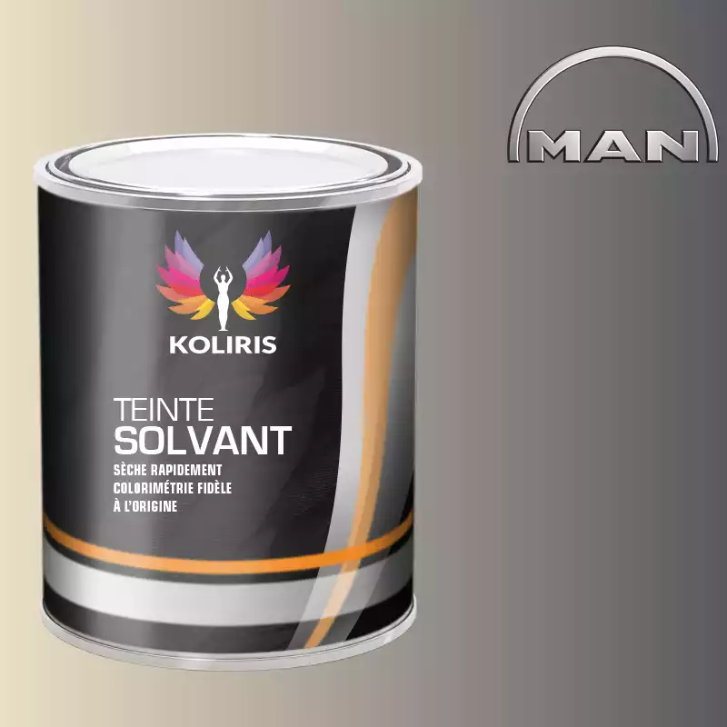 Peinture utilitaire - camion solvant Man