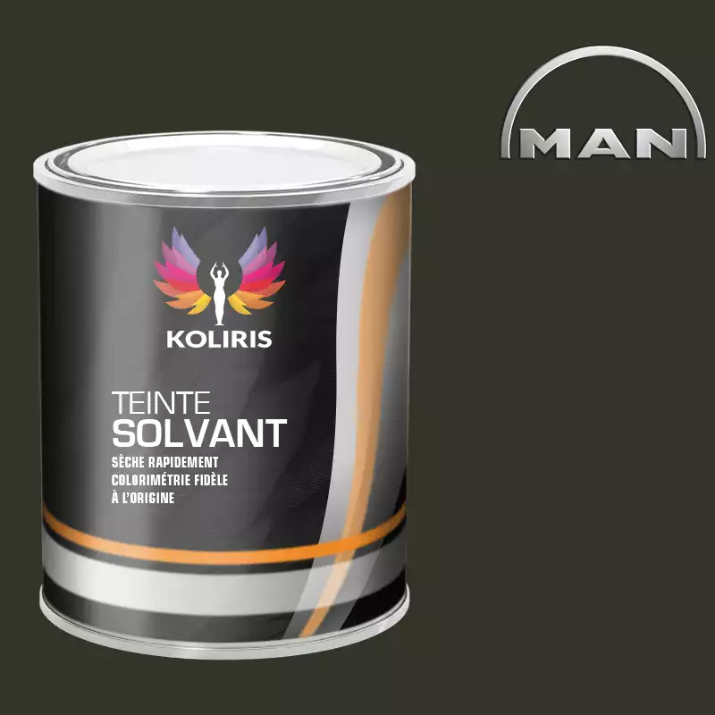 Peinture utilitaire - camion solvant Man