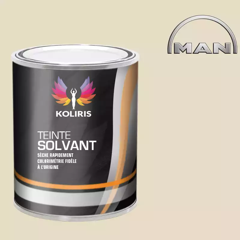 Peinture utilitaire - camion solvant Man