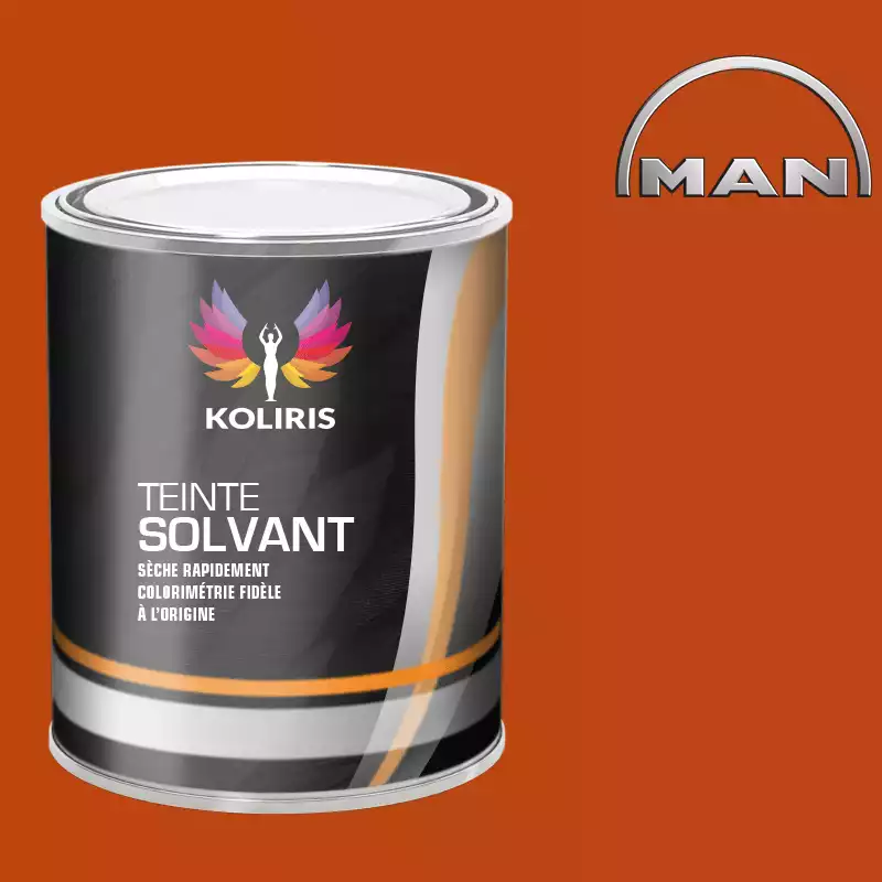 Peinture utilitaire - camion solvant Man