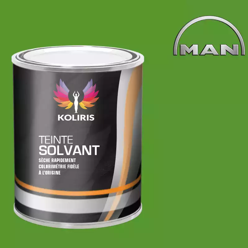 Peinture utilitaire - camion solvant Man