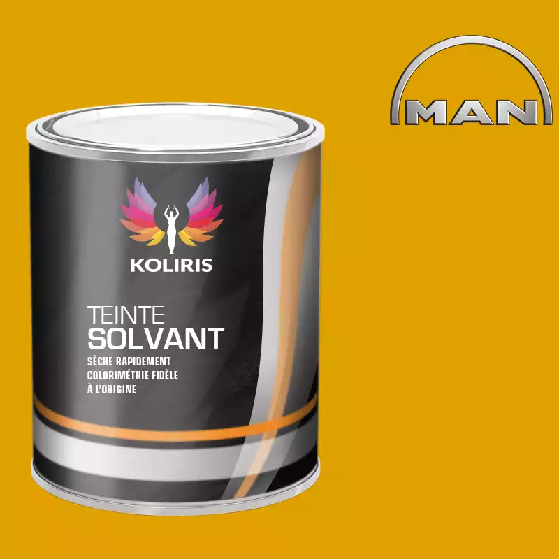 Peinture utilitaire - camion solvant Man