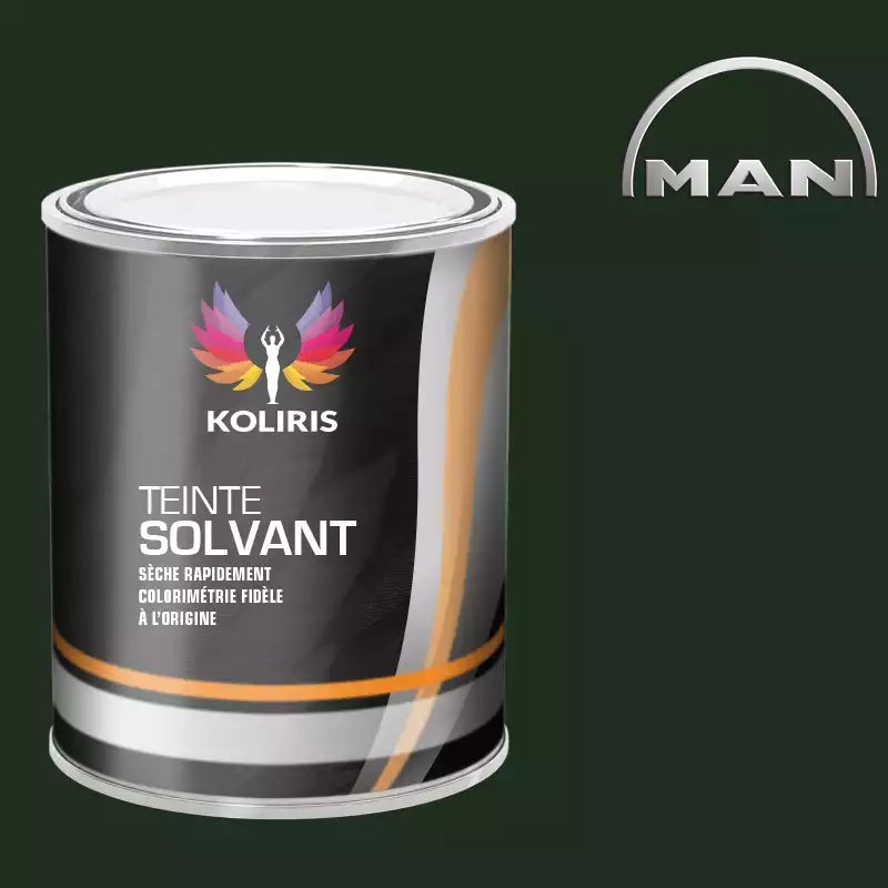 Peinture utilitaire - camion solvant Man