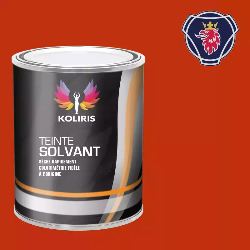 Peinture utilitaire - camion solvant Scania Vabis