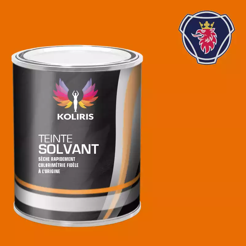 Peinture utilitaire - camion solvant Scania Vabis