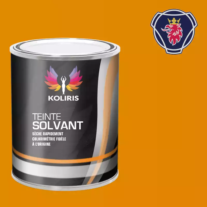 Peinture utilitaire - camion solvant Scania Vabis