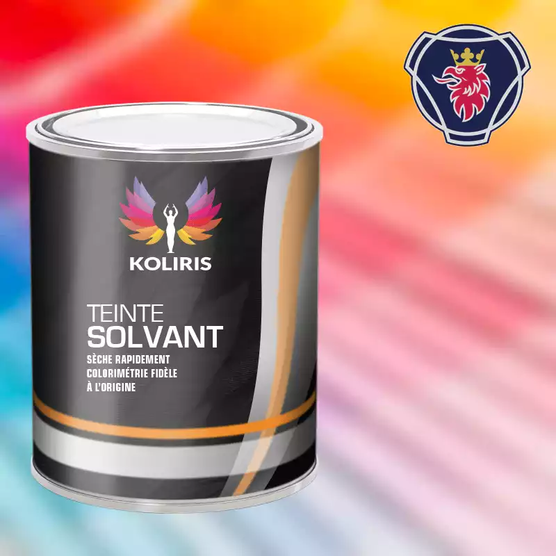 Peinture utilitaire - camion solvant Scania Vabis