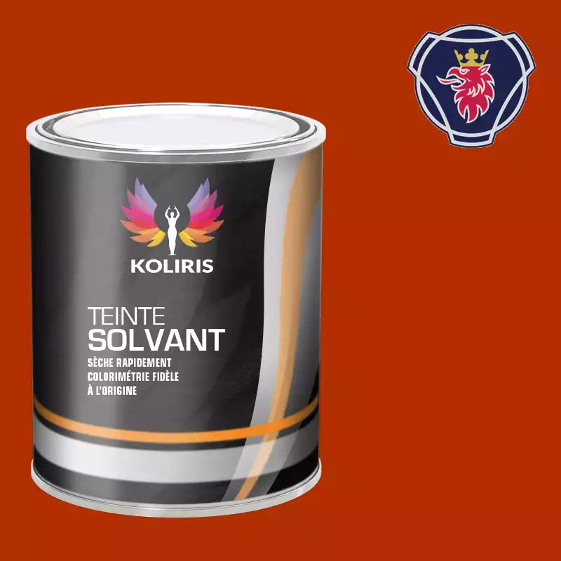 Peinture utilitaire - camion solvant Scania Vabis