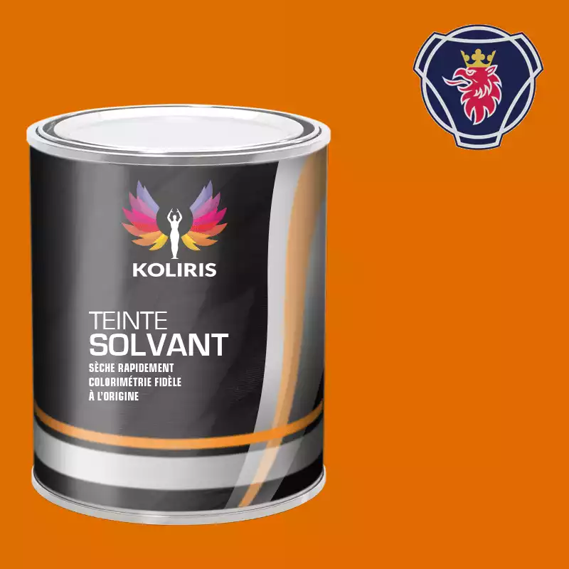 Peinture utilitaire - camion solvant Scania Vabis