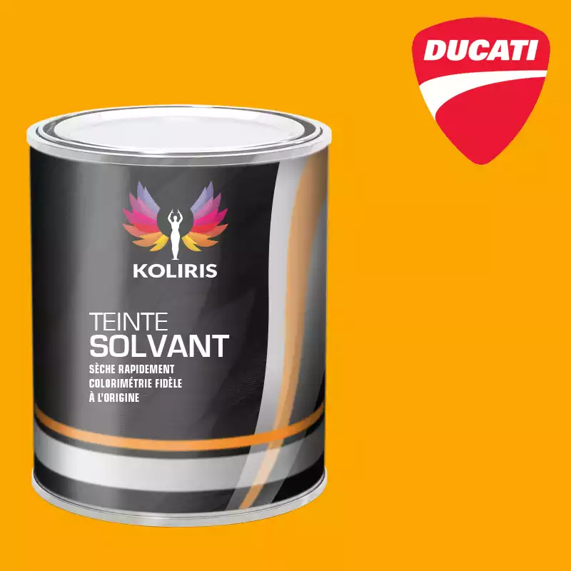 Peinture moto solvant Ducati Moto