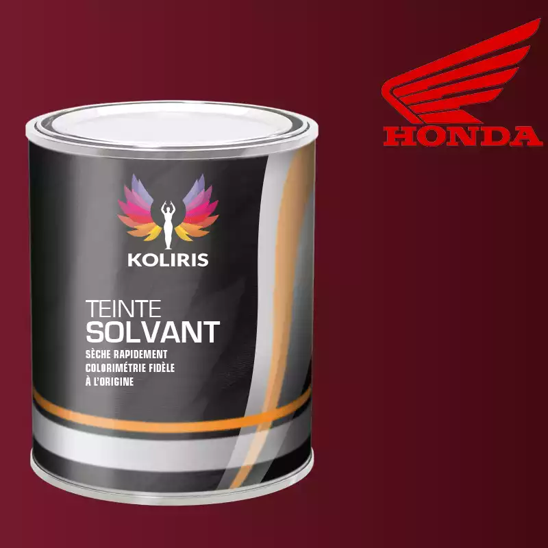 Peinture moto solvant Honda Moto