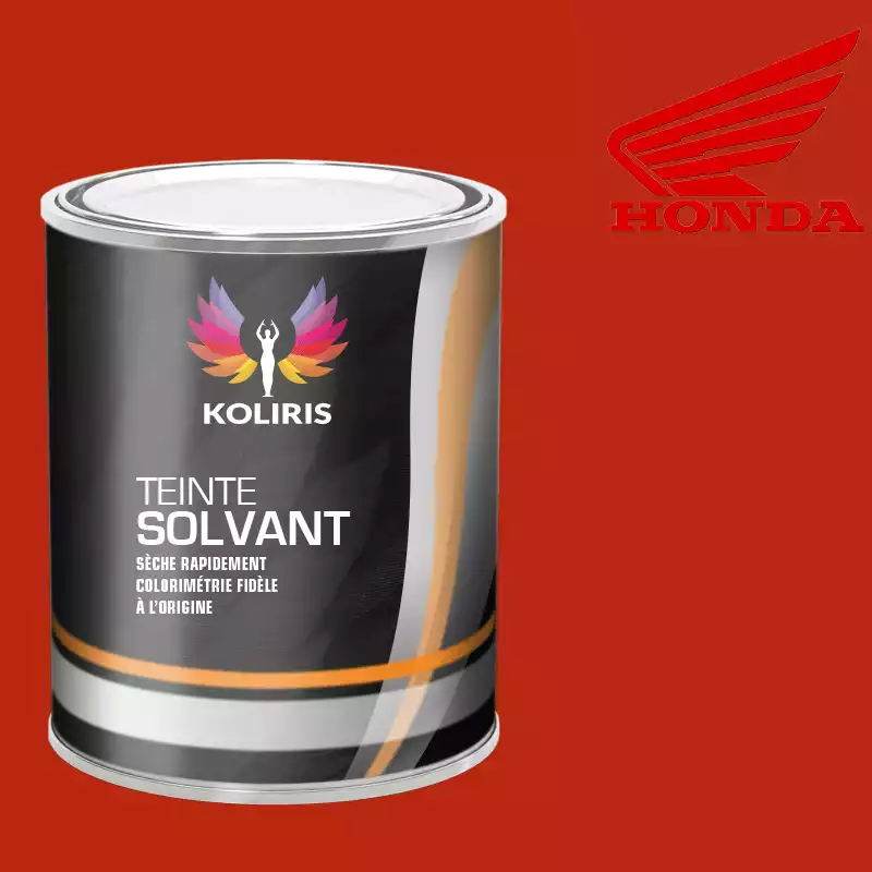 Peinture moto solvant Honda Moto