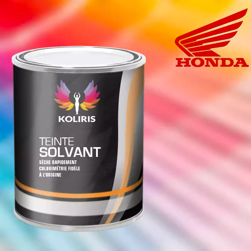 Peinture moto solvant Honda Moto