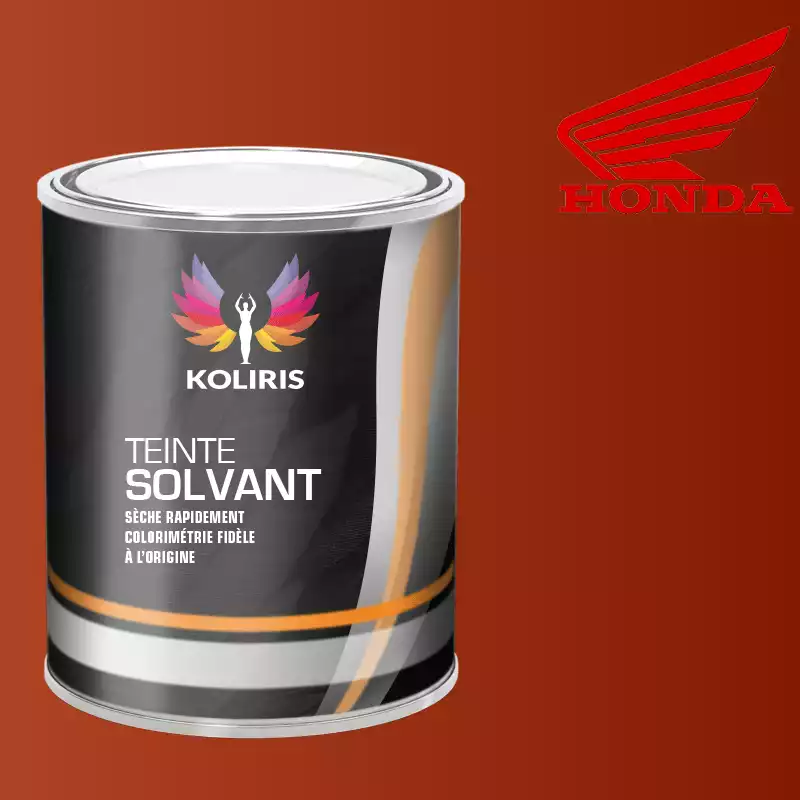 Peinture moto solvant Honda Moto