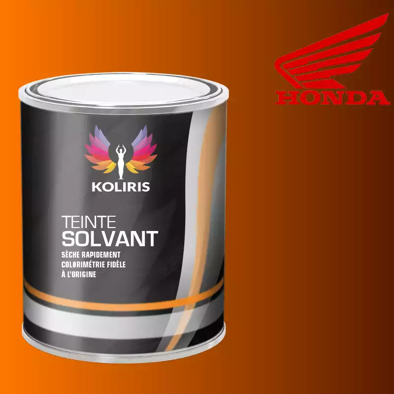 Peinture moto solvant Honda Moto