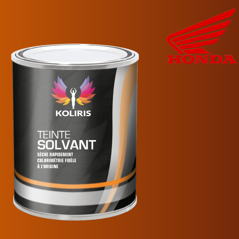 Peinture moto solvant Honda Moto