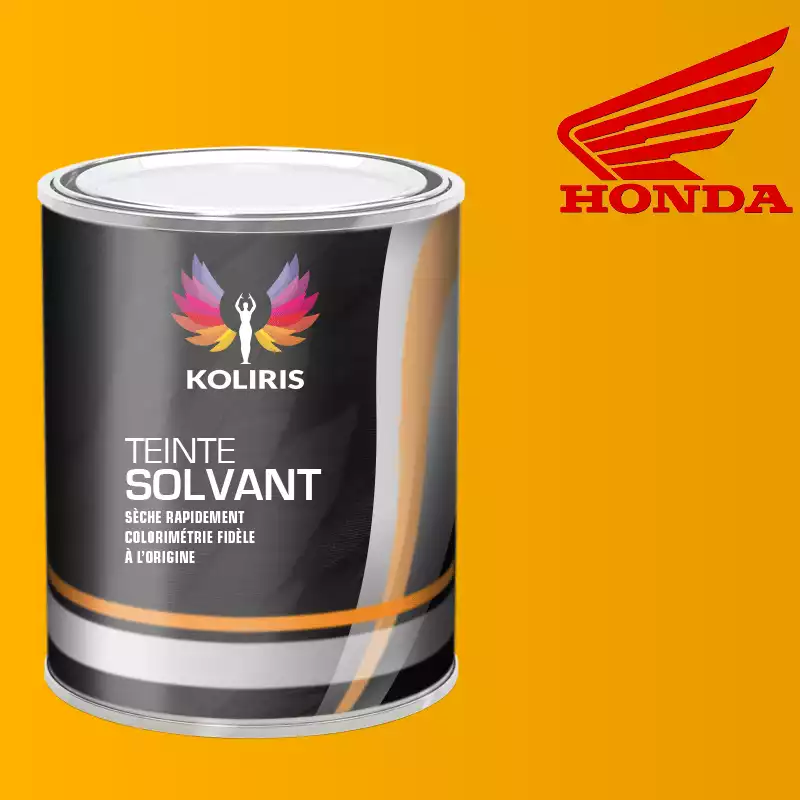 Peinture moto solvant Honda Moto