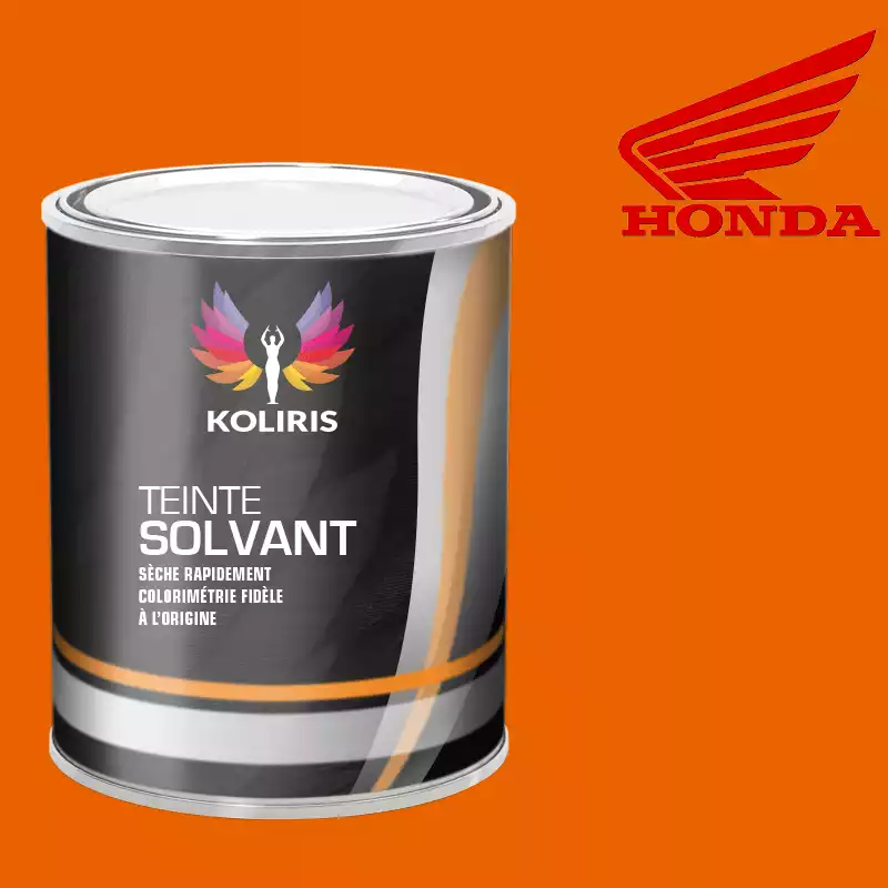 Peinture moto solvant Honda Moto