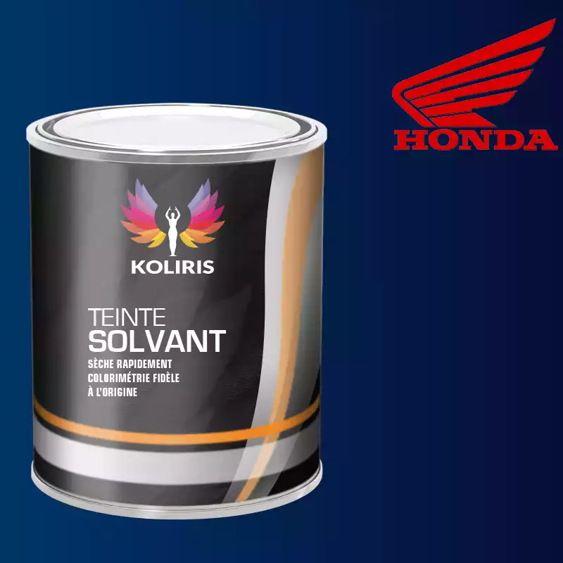 Peinture moto solvant Honda Moto