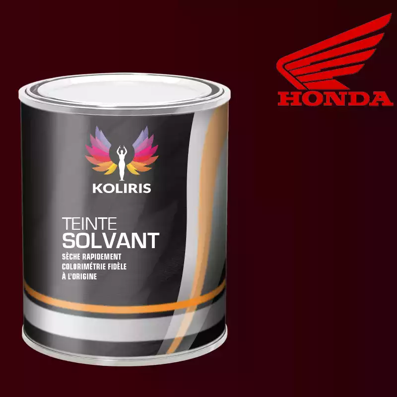 Peinture moto solvant Honda Moto