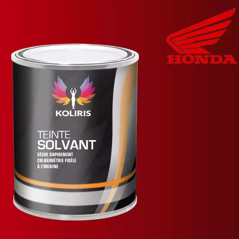 Peinture moto solvant Honda Moto