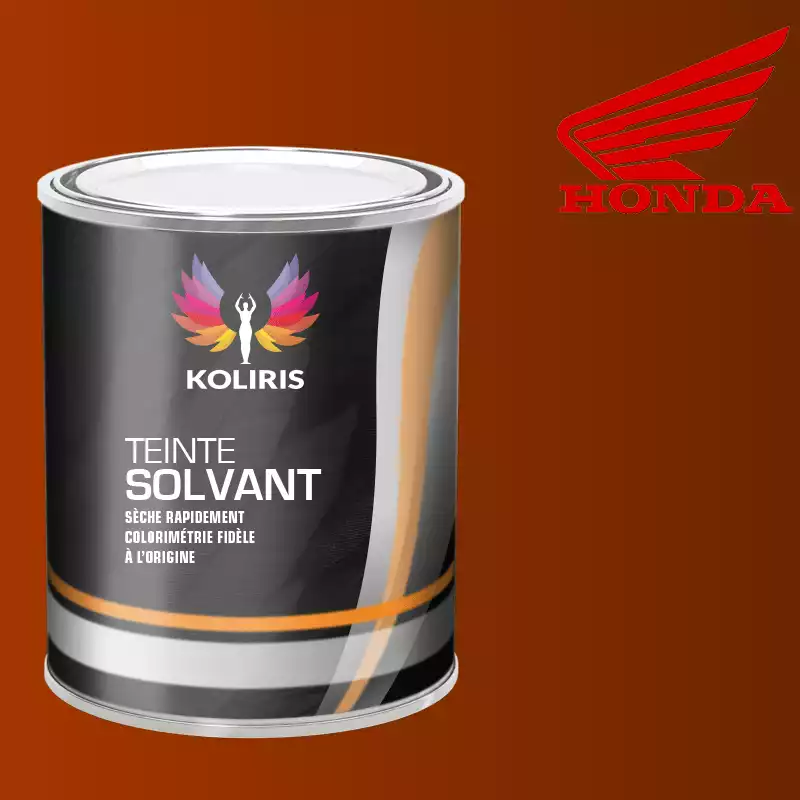 Peinture moto solvant Honda Moto