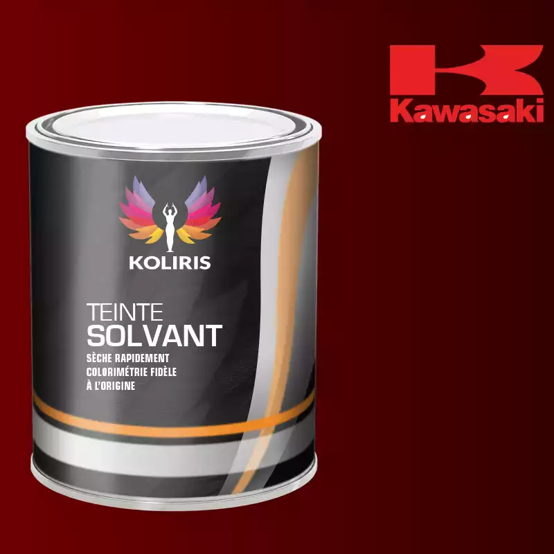 Peinture moto solvant Kawasaki Moto