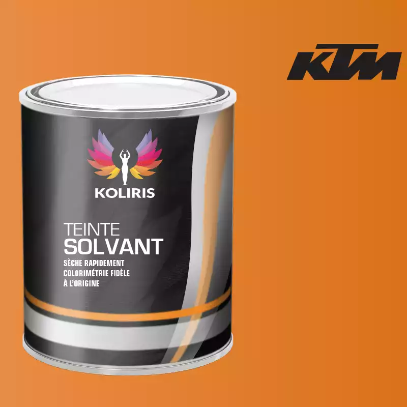 Peinture moto solvant Ktm Moto