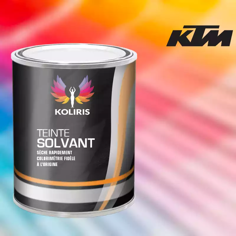 Peinture moto solvant Ktm Moto