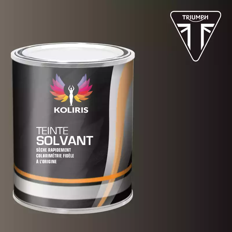 Peinture moto solvant Triumph Moto