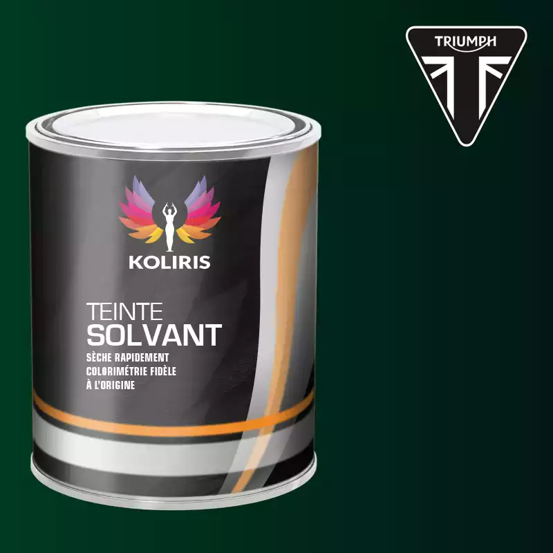 Peinture moto solvant Triumph Moto