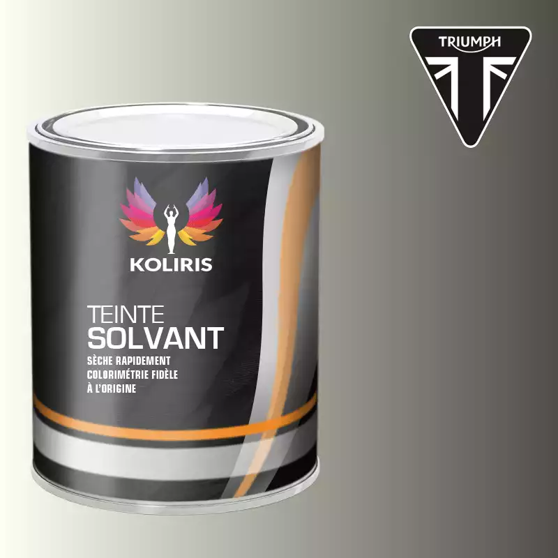 Peinture moto solvant Triumph Moto