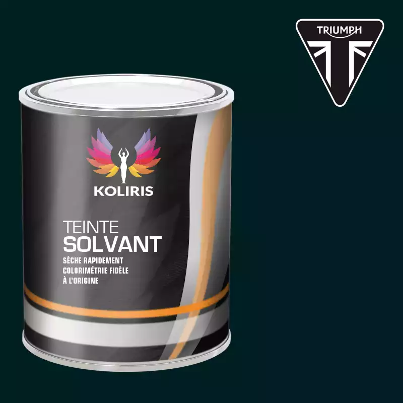 Peinture moto solvant Triumph Moto