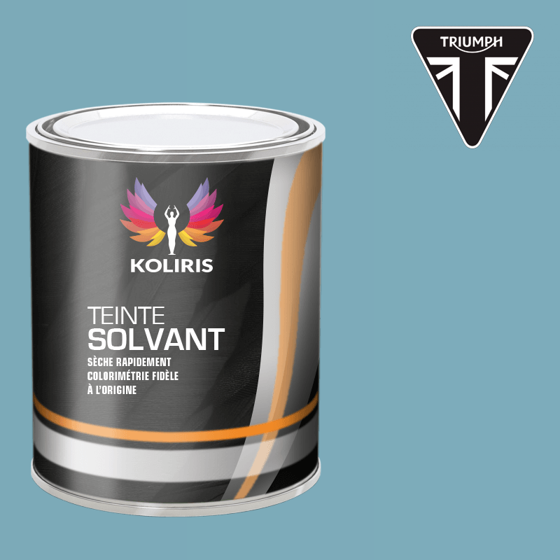 Peinture moto solvant Triumph Moto