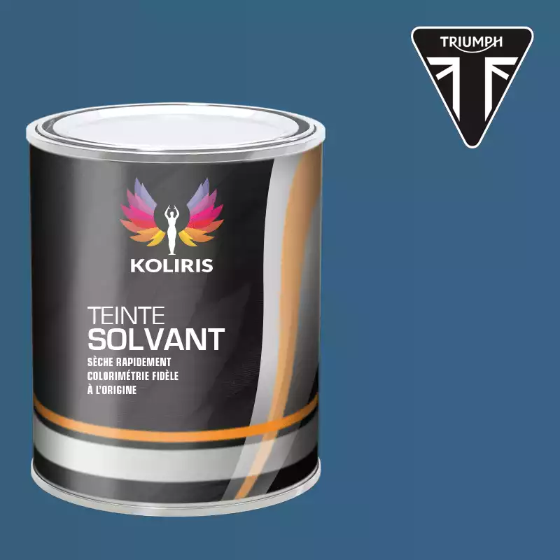 Peinture moto solvant Triumph Moto