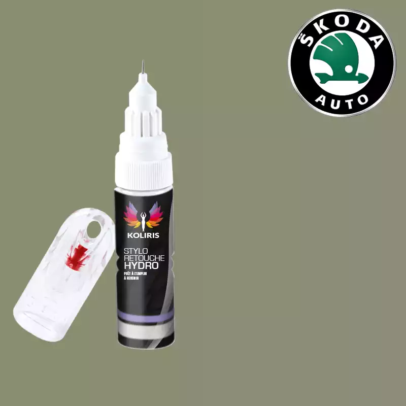 Stylo retouche peinture voiture Skoda 20ml