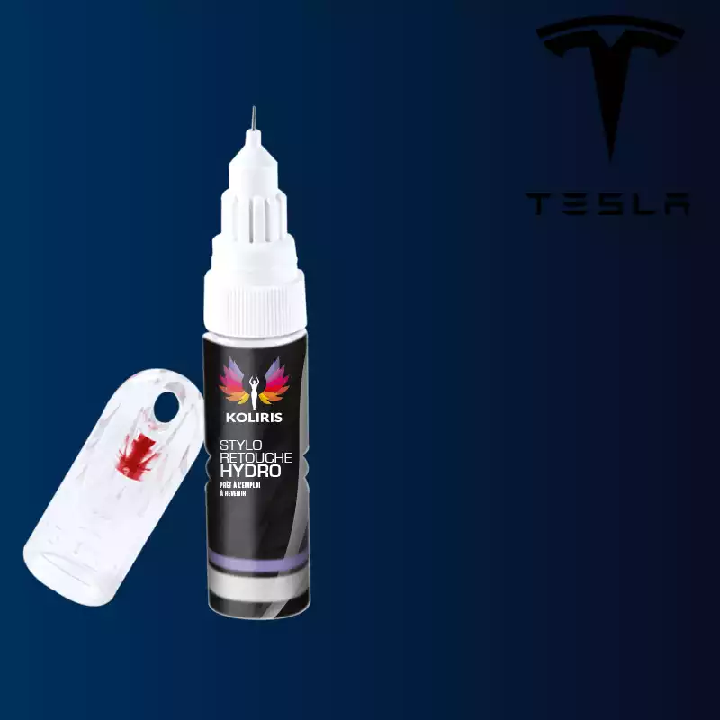 Stylo retouche peinture voiture Tesla 20ml