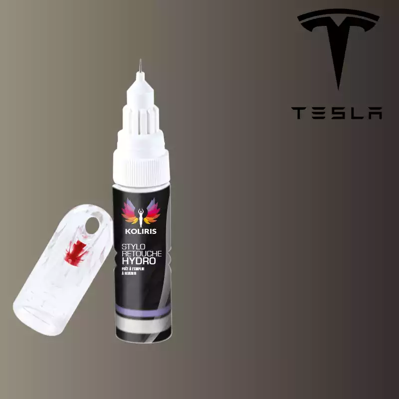 Stylo retouche peinture voiture Tesla 20ml