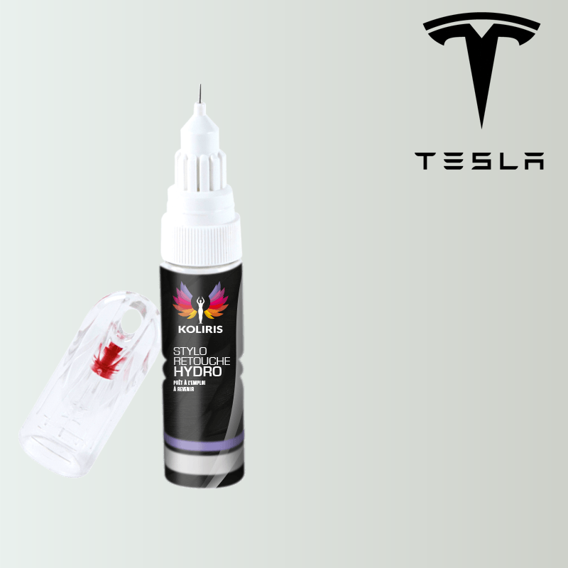 Stylo retouche peinture voiture Tesla 20ml