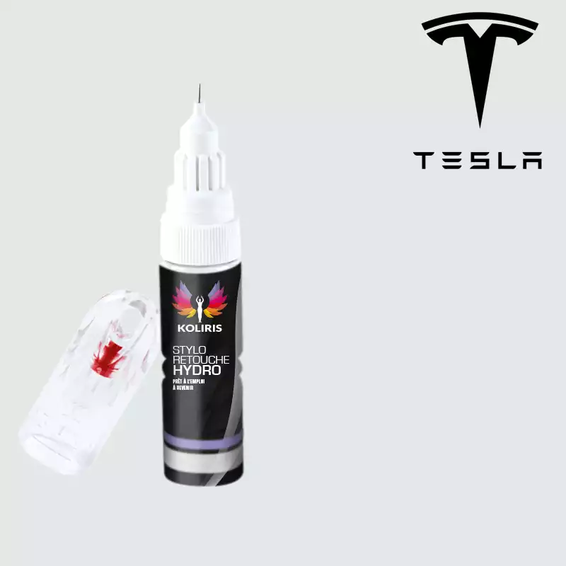 Stylo retouche peinture voiture Tesla 20ml